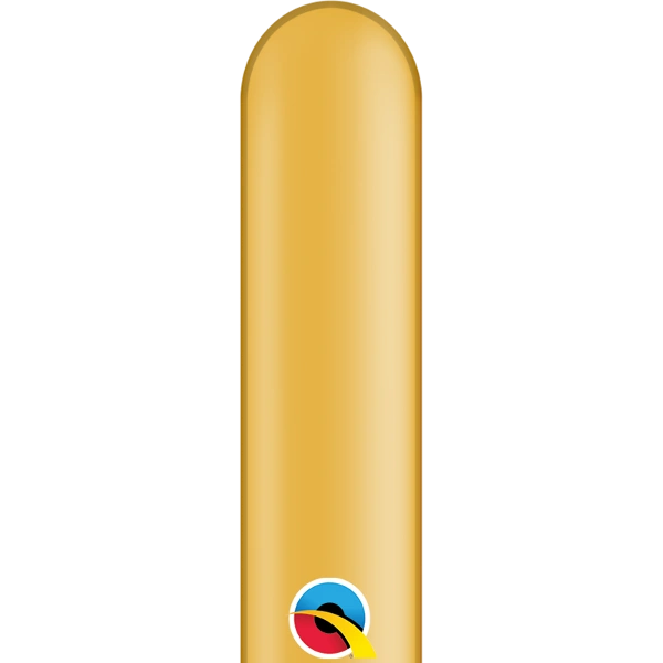 Q260 Balónek (152cm:5cm) CHROME zlatý (100ks/bal)