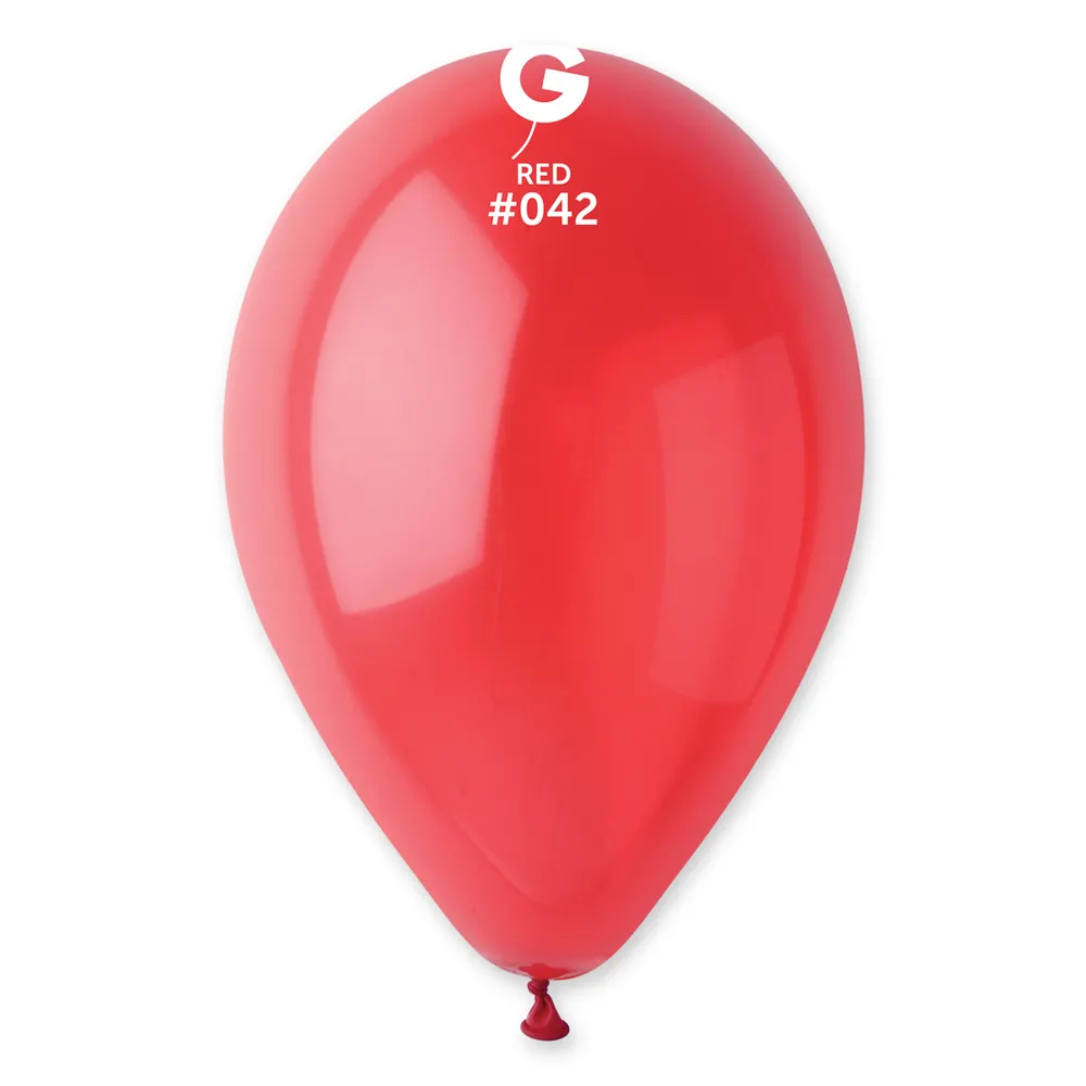 Balónek 26cm/10" #042 červený 100 ks
