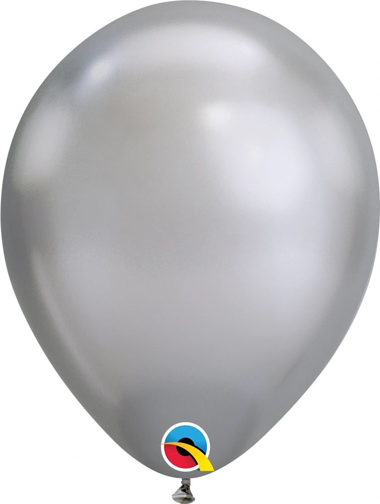 Balónek Qualatex CHROME 11"/28cm stříbrný