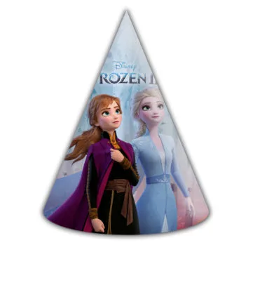 Papírová čepička Frozen 2 - 6 ks