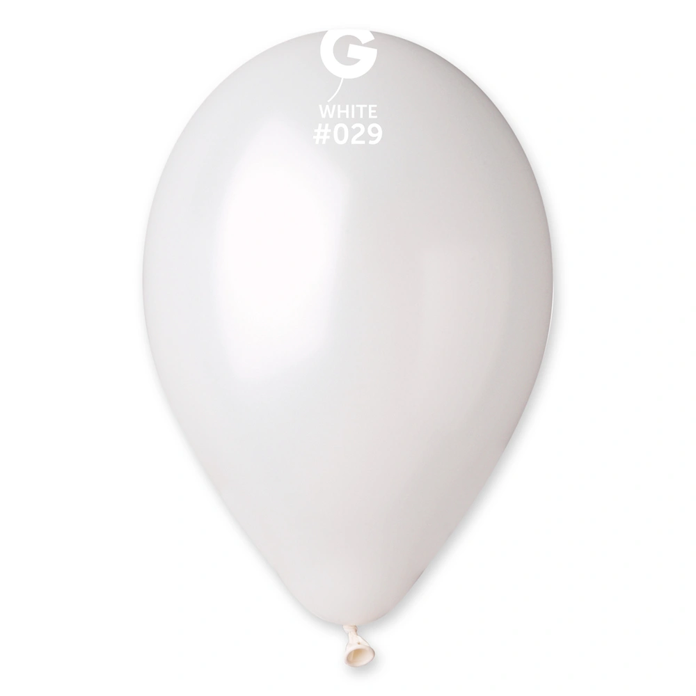Balónek 26cm/10" #029 bílý 100 ks