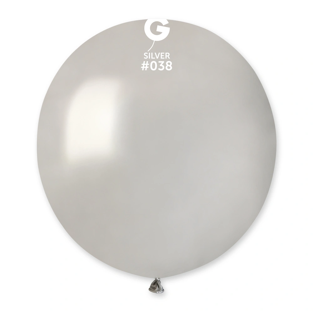 Balónek 48cm/19" #038 stříbrný