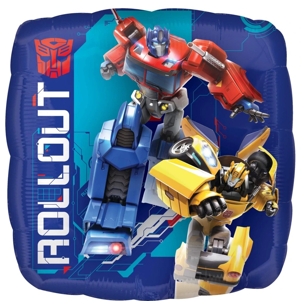 Fóliový balónek Transformers čtverec 43 cm