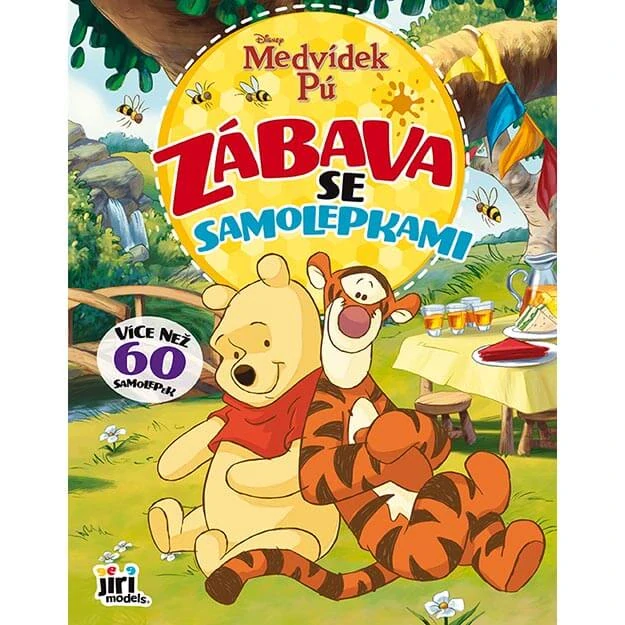 Zábava se samolepkami Medvídek Pú