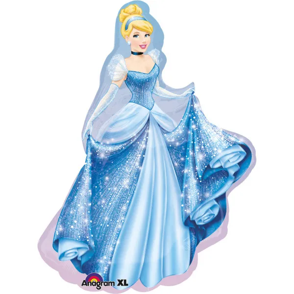 Foliový balonek Disney princezny Popelka 71 x 84 cm