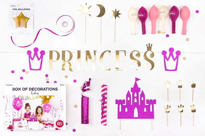 Dekorační set na párty - Princezna