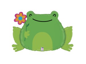 Fóliový balónek Zahradní Žába 79cm