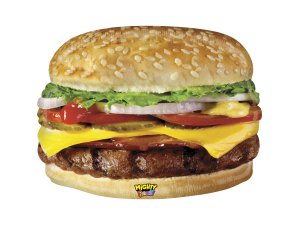 Fóliový balónek Cheeseburger 79cm