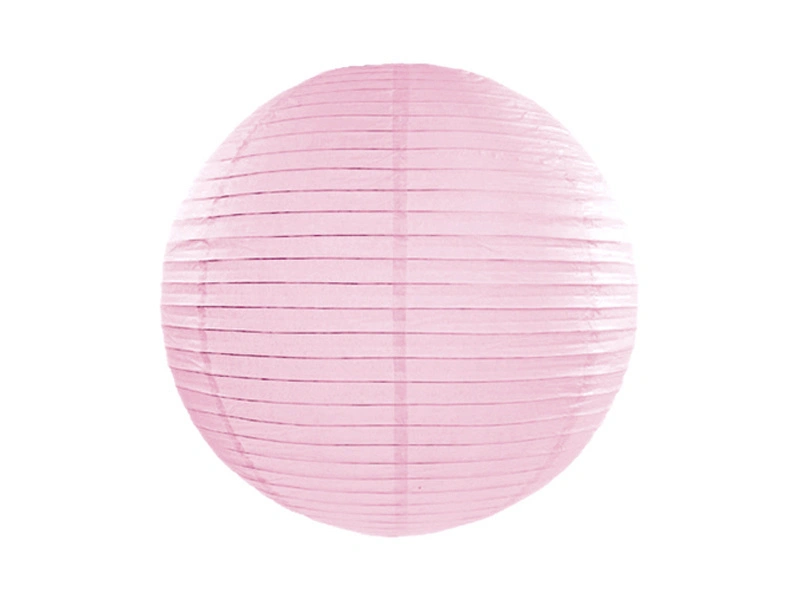 Lampion kulatý 25 cm růžový