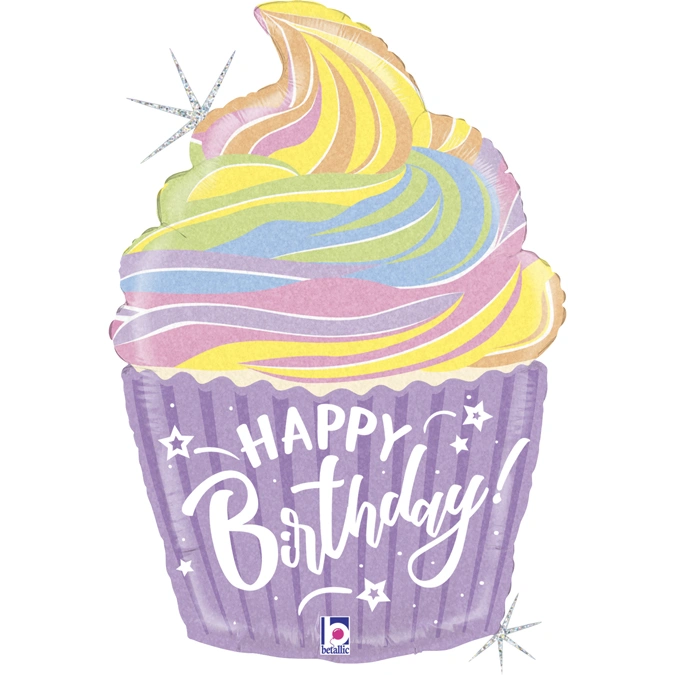 Fóliový balónek HB Pastel Cupcake 69cm