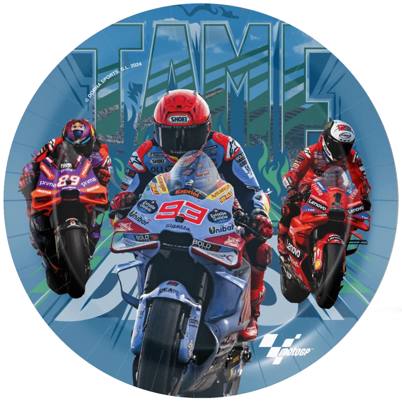 Papírové talíře Moto GP 23cm - 8ks
