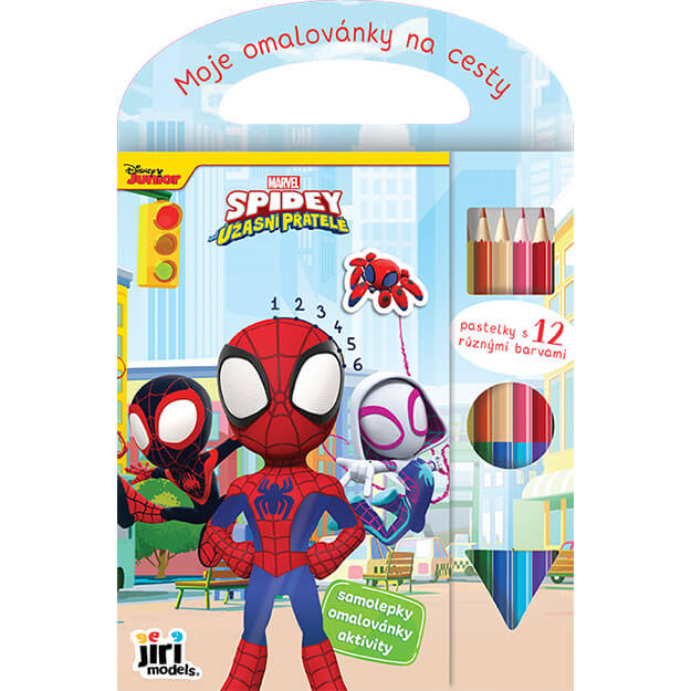 Moje omalovánky na cesty - Spidey