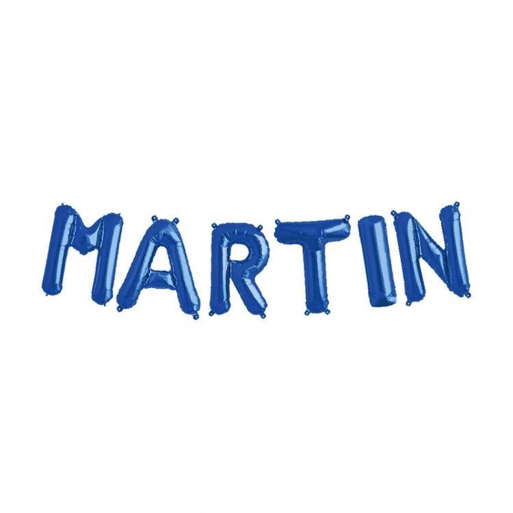 !VÝPRODEJ! Balónkový nápis - Martin
