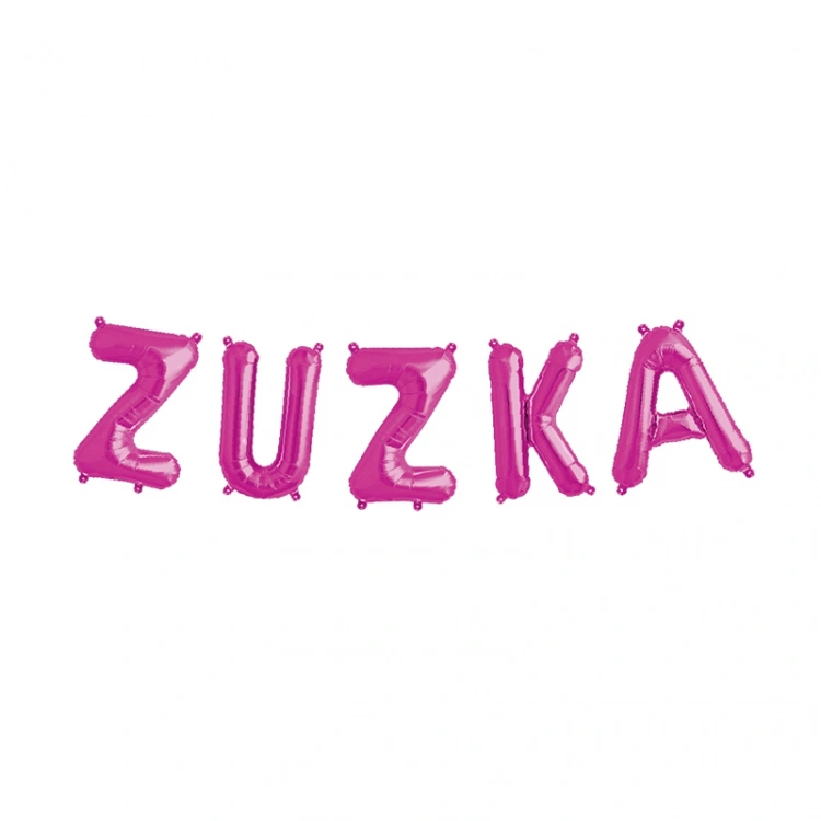 !VÝPRODEJ! Balónkový nápis - Zuzka
