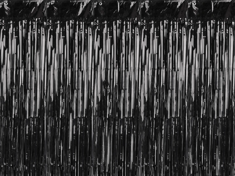 Party závěs černý 90 x 250 cm
