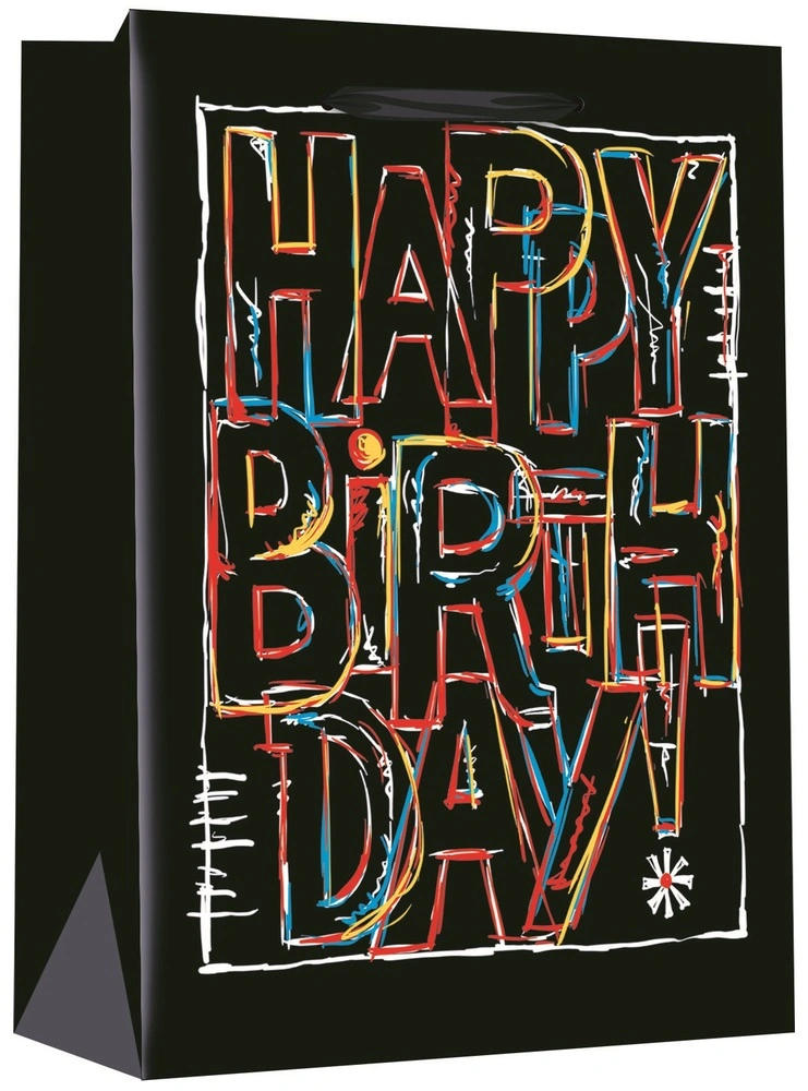 Dárková taška S - Happy Birthday