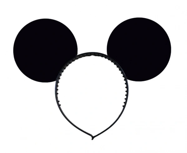 Čelenka Minnie uši černá