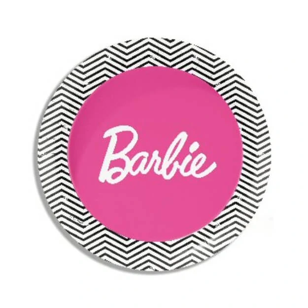 Papírové talíře Barbie Vintage 23 cm - 8 ks