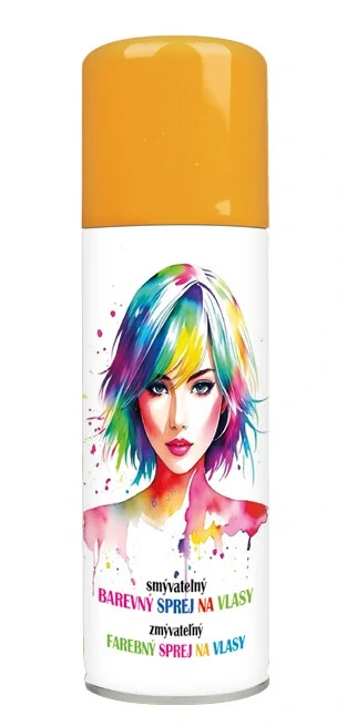 Barevný lak na vlasy smývatelný 125 ml