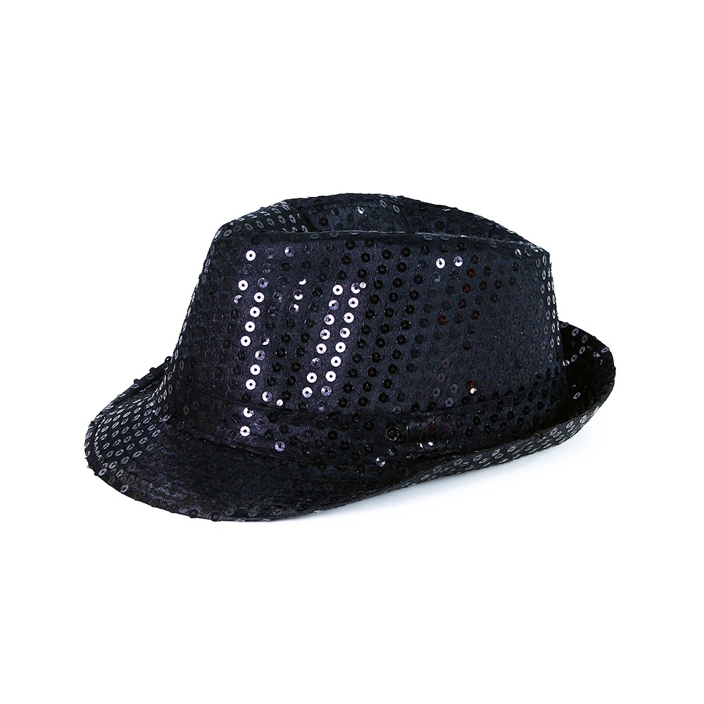 Disco klobouk černý s LED světlem