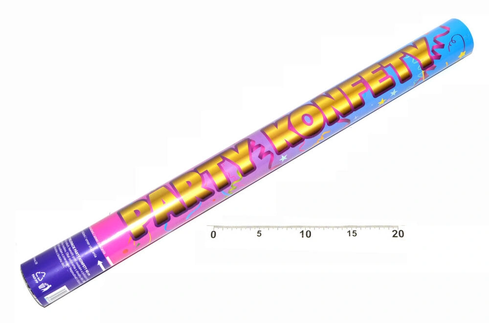 Vystřelovací konfety - párty 60 cm