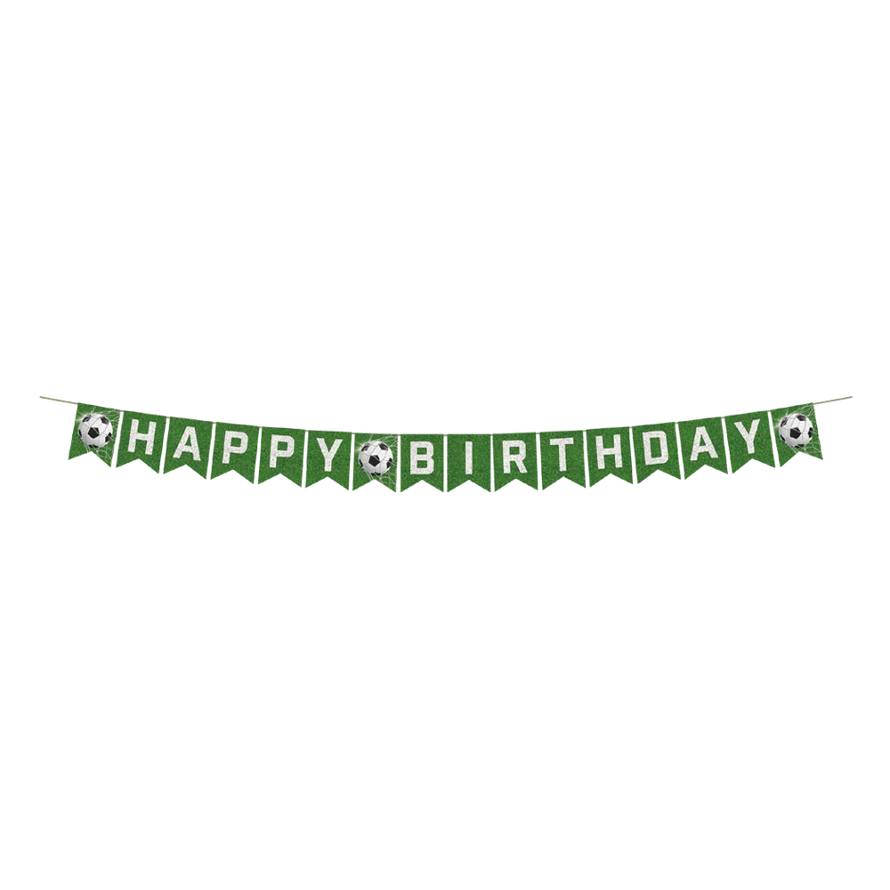 Papírová girlanda Happy Birthday Fotbal 6 m