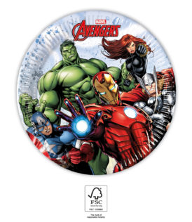 EKO papírové talíře - Avengers (Marvel) 20cm/8ks