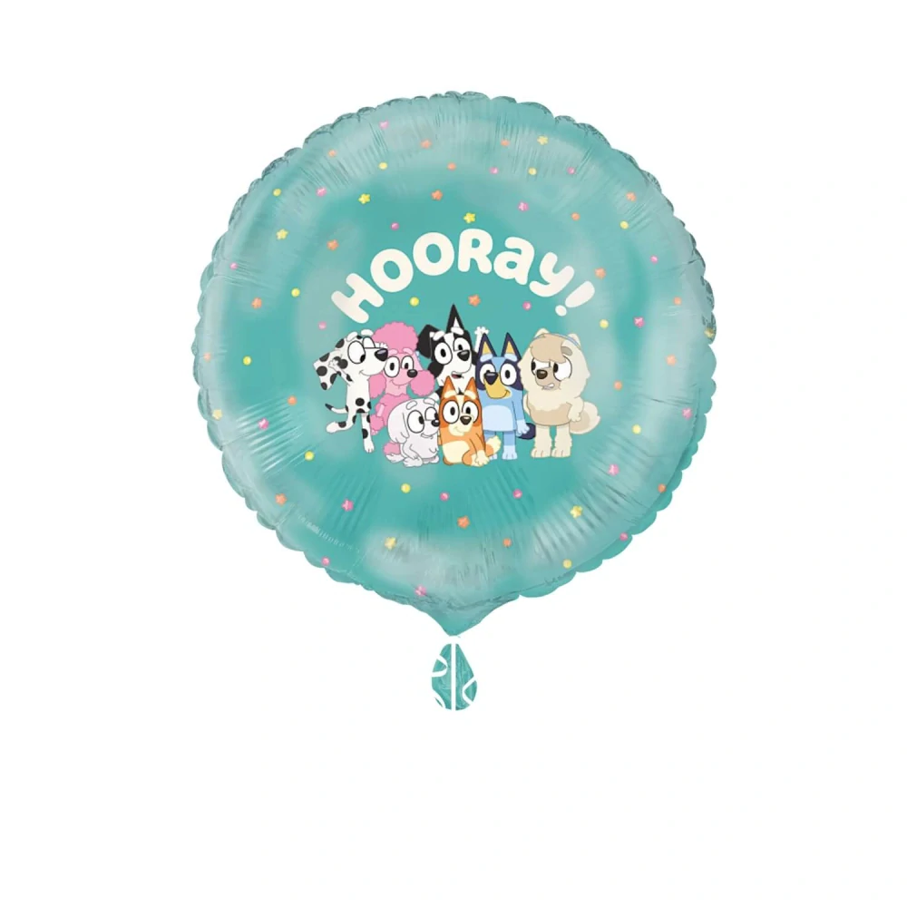 Fóliový balónek Bluey Hooray kruh 45 cm