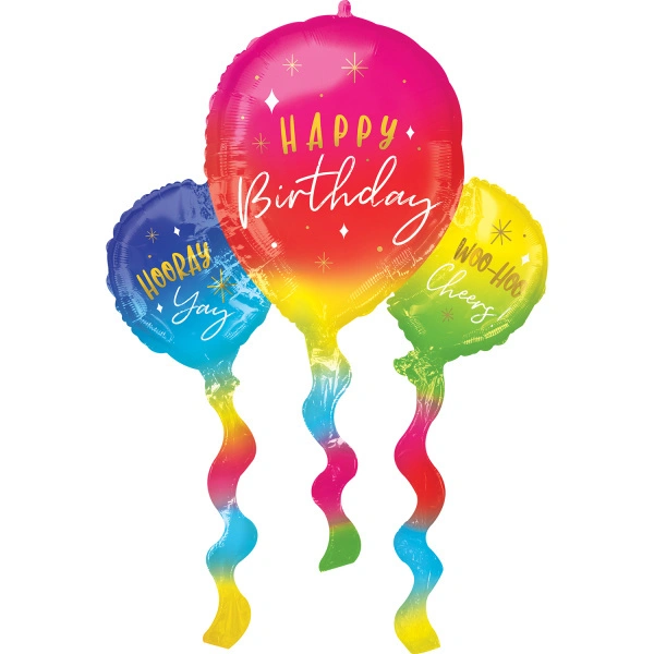Fóliový balónek - Veselé balónky Happy Birthday