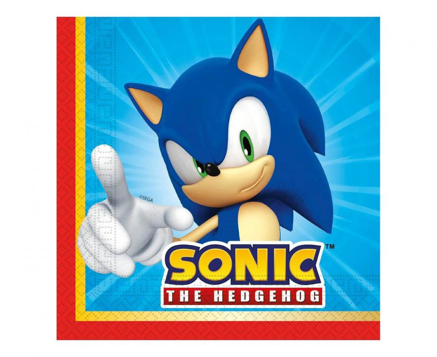 Papírové ubrousky Sonic - 20 ks, 33 x 33 cm