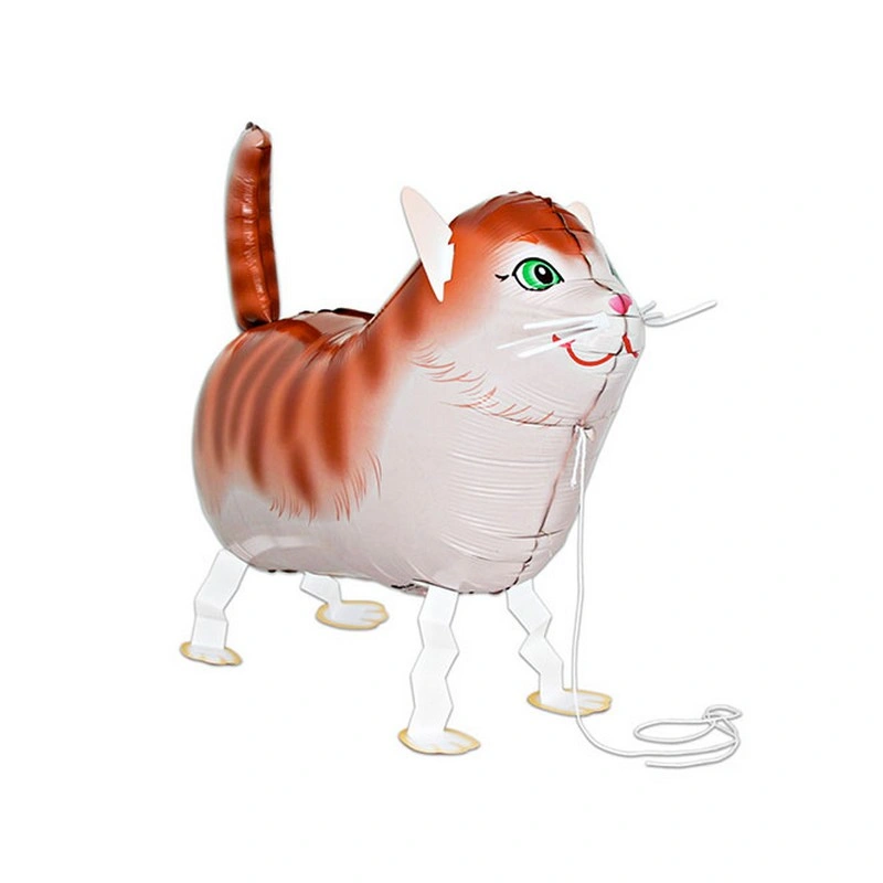 Fóliový chodící balónek kočka 43 cm
