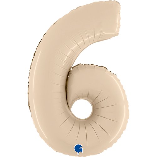 Číslice 6 krémová (66cm,26")
