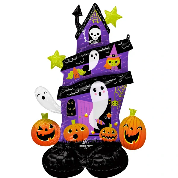 AirLoonz - obří balónek Halloween strašidelný dům 127 cm