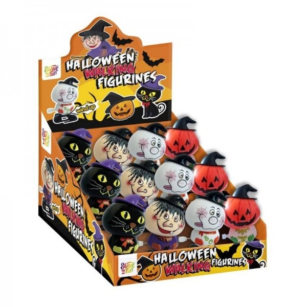Halloweenská chodící postavička s cukrovinkou