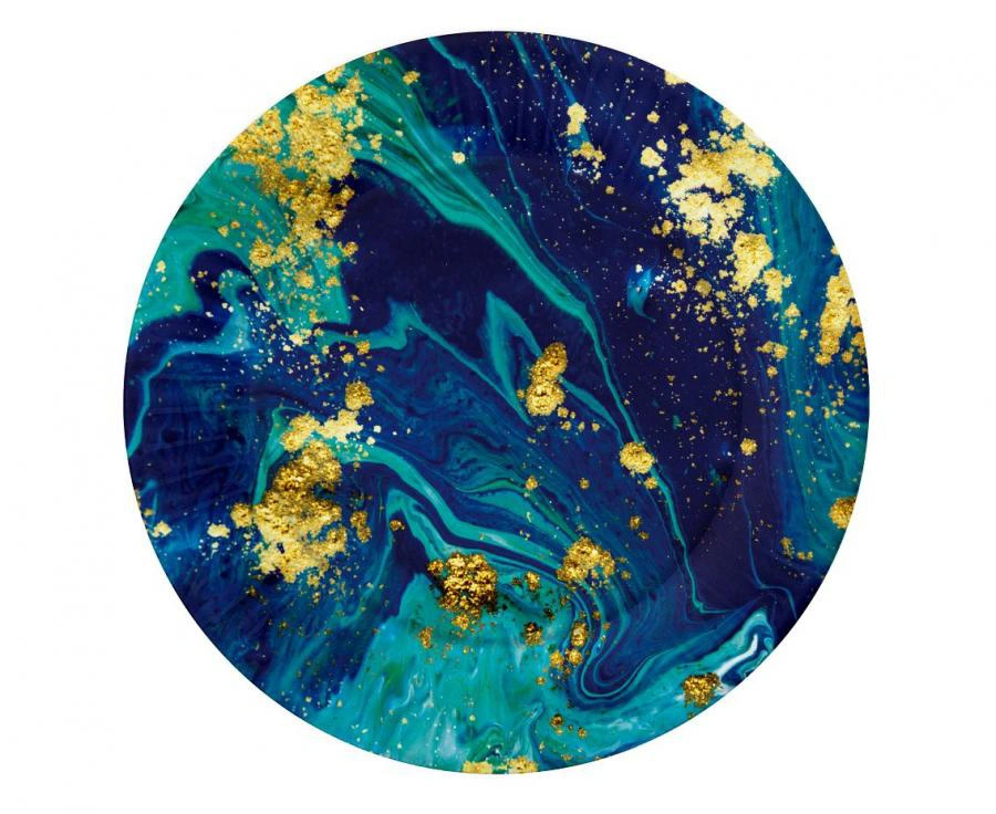 Papírové talířky Midnight Blue - 18 cm