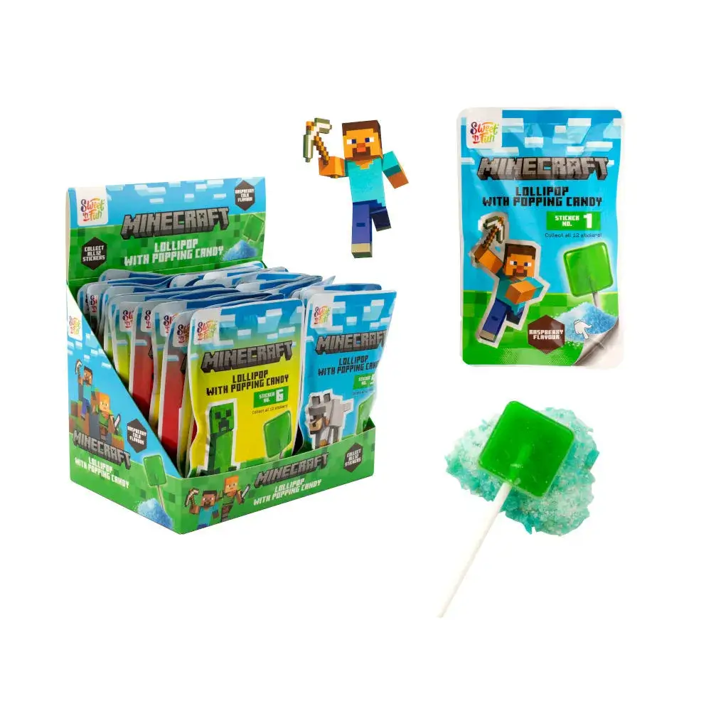 Lízátko s práskacím práške Minecraft