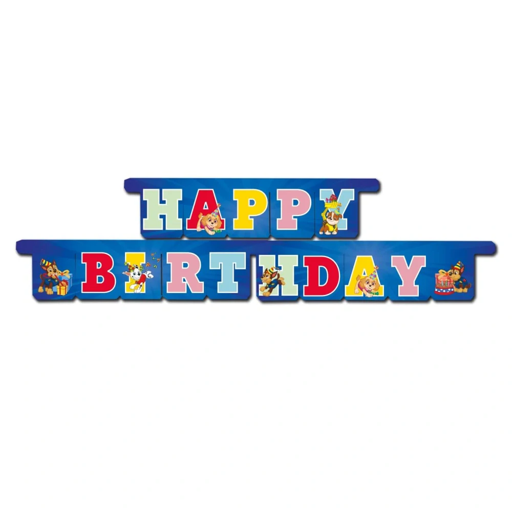 Narozeninový banner Tlapková patrola Birthday 3 m
