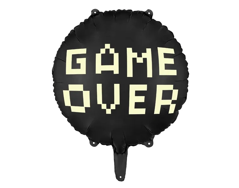 Fóliový balonek Game Over 45 cm