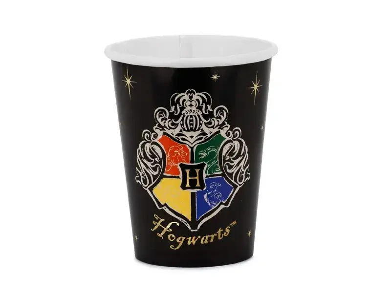 Papírové kelímky Harry Potter Erb Bradavic 6 ks