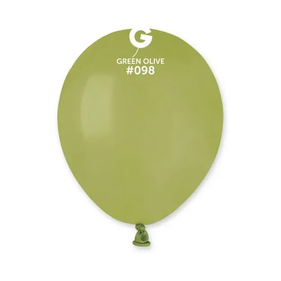 Balónek 13cm/5" #098 olivový 100ks