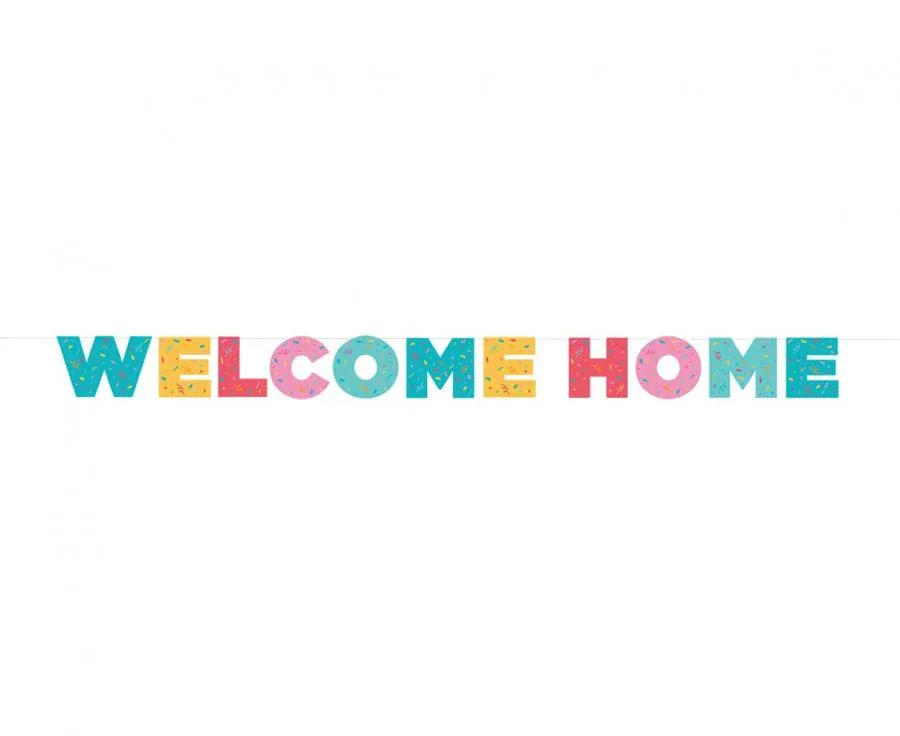 Závěsný baner Welcome Home