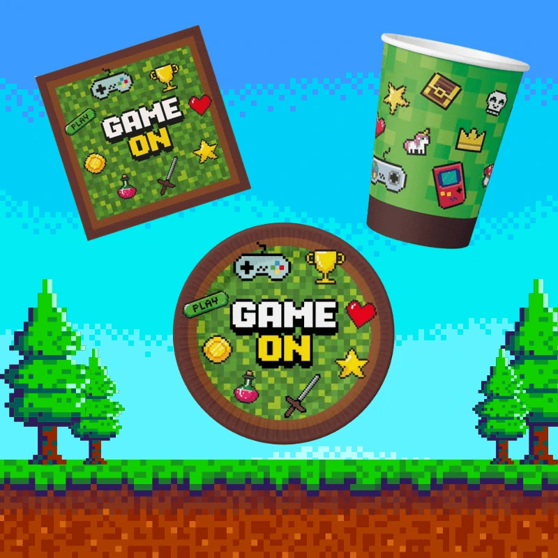 Dekorační sada Minecraft - Game on