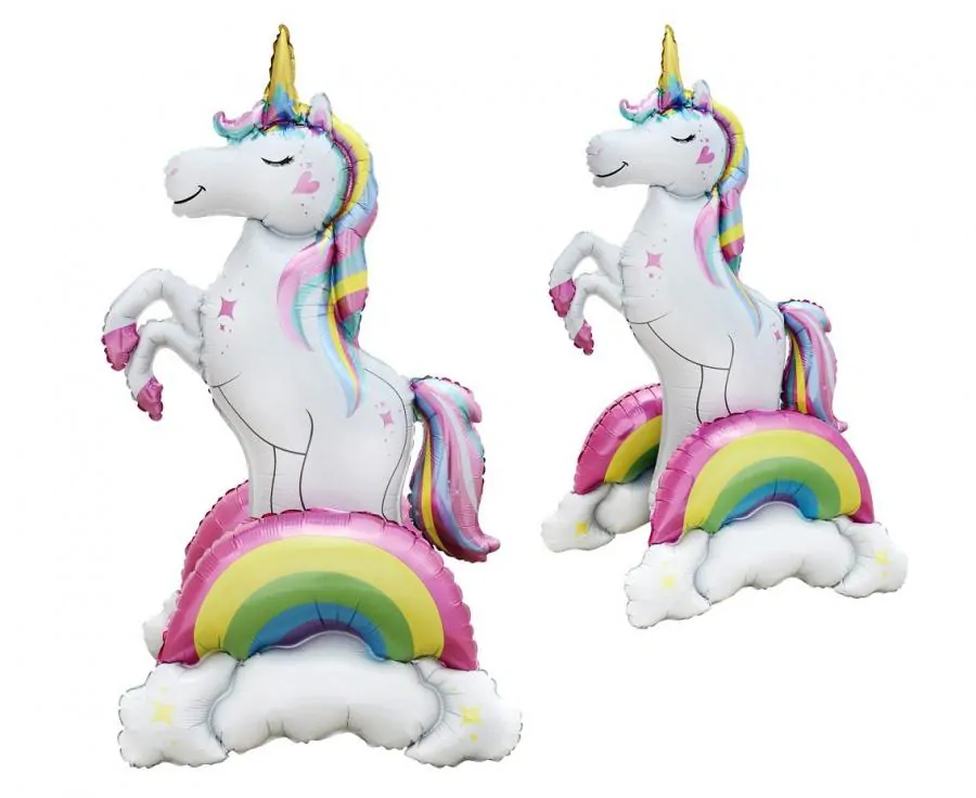 Fóliový stojící balónek 3D Jednorožec 94cm