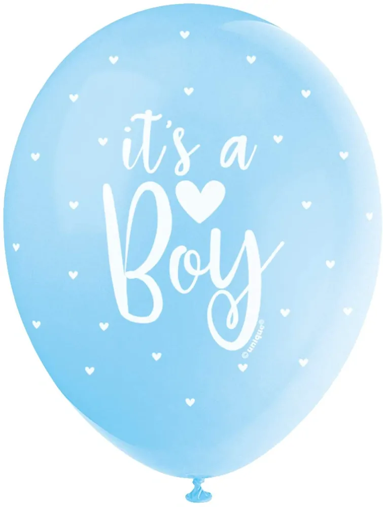 Latexové balonky It's a boy 5 ks