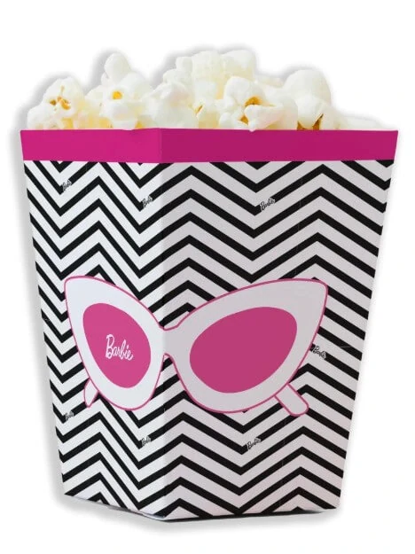 Papírové krabičky na popcorn Barbie Vintage 12 ks