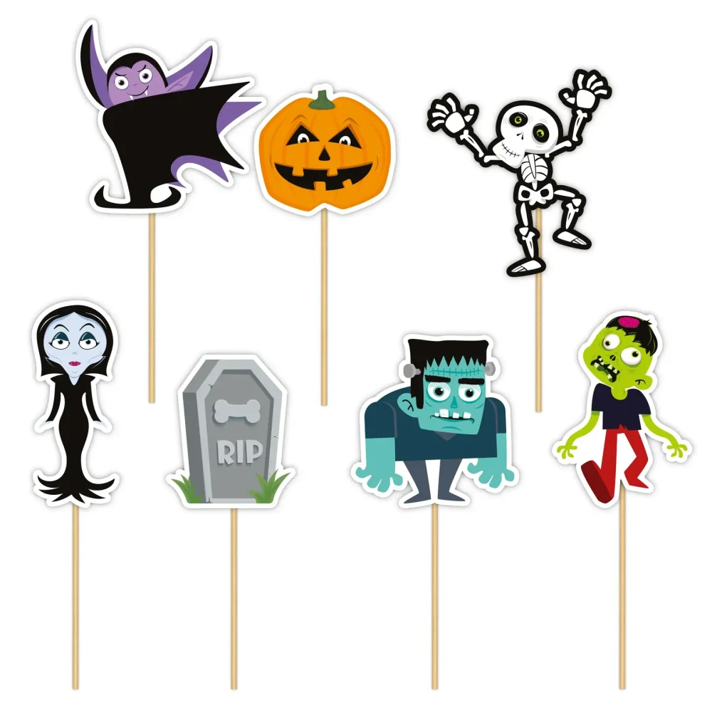 Napichovátka Halloween Monstra 7ks