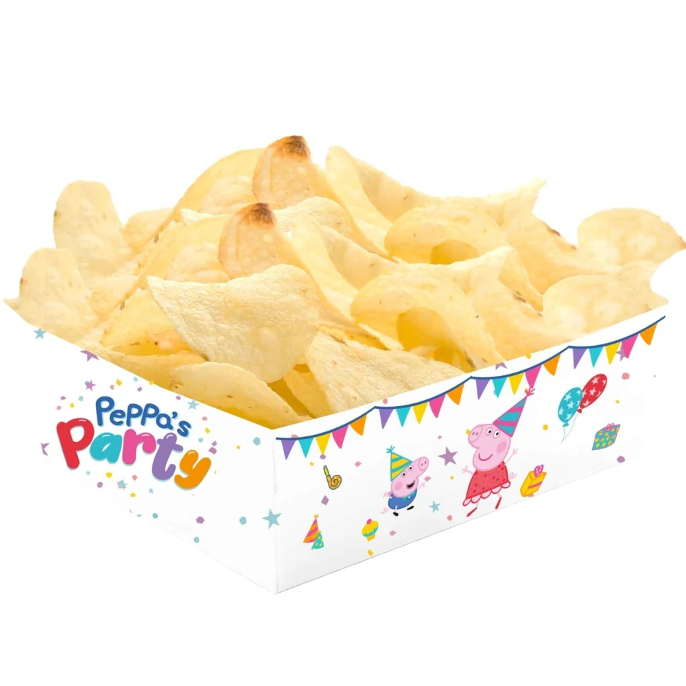 Papírové misky na snacky Peppa Pig party 12 ks