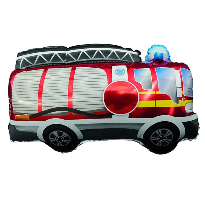 Fóliový balónek Hasičské auto 70 x 49 cm