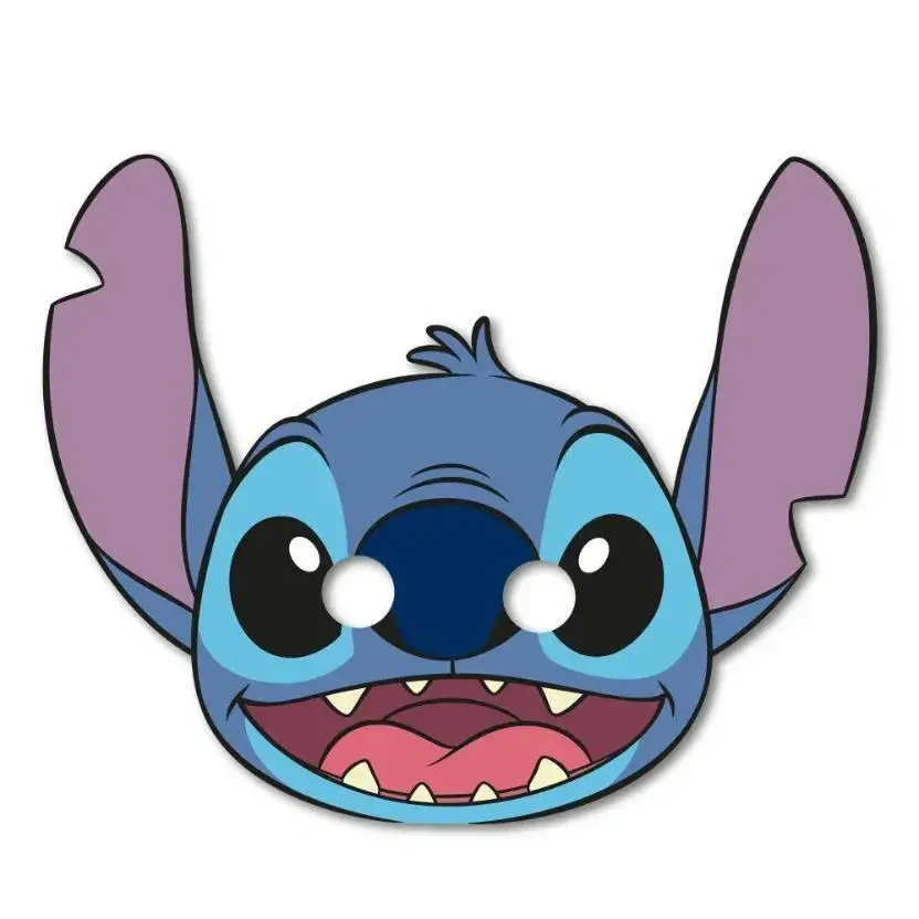 Papírové masky Stitch 6ks