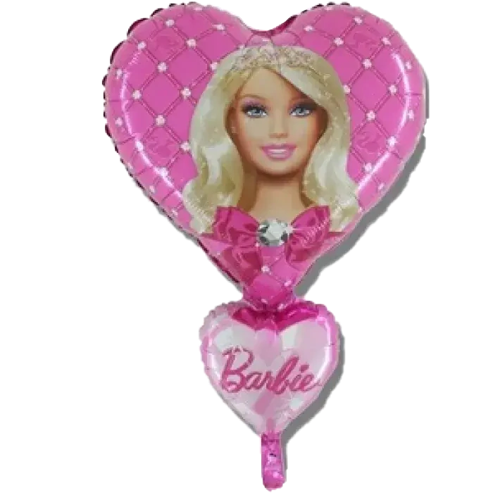 Fóliový balonek srdce Barbie 65 cm